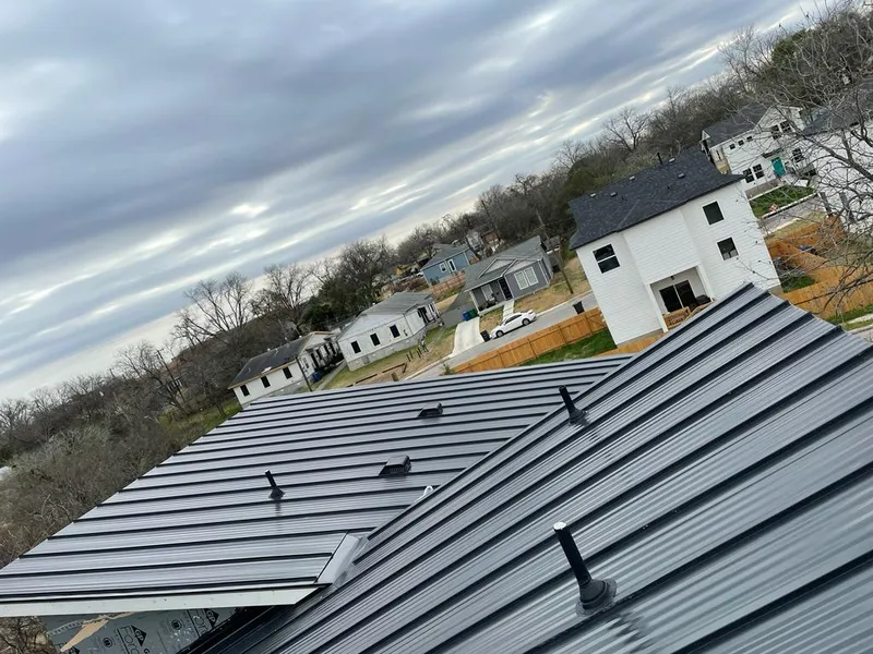 Standing seam metal roof panels with vents for Skylight Repair in McKeesport